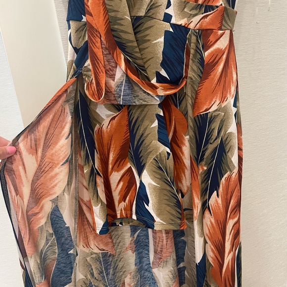 BRAND NEW MAXI PLAM TREE VACATION DRESS! Size: small! - Picture 5 of 6